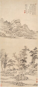 王翬 臨雲林山水|Wang Hui, Landscape after Ni Zan