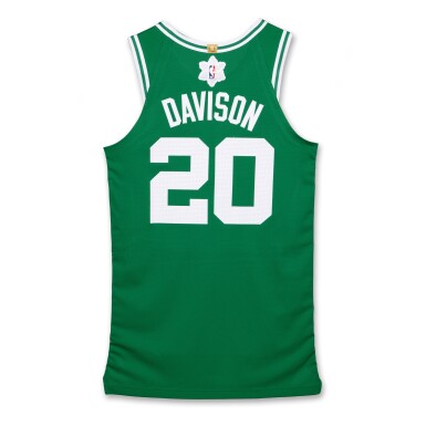 View full screen - View 1 of Lot 121. JD Davison ‘Christmas Day’ Boston Celtics 2024-2025 Game Issued Icon Edition Jersey .