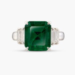 Emerald and Diamond Ring | 4.76克拉「哥倫比亞」祖母綠 配 鑽石 戒指