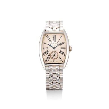 View full screen - View 1 of Lot 613. FRANCK MULLER | REFERENCE 7501 S6 MM, A WHITE GOLD WRISTWATCH WITH BRACELET, CIRCA 2000.