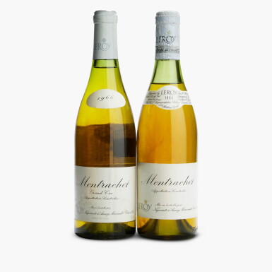 View full screen - View 1 of Lot 77. Montrachet 1966 Maison Leroy (2 BT).
