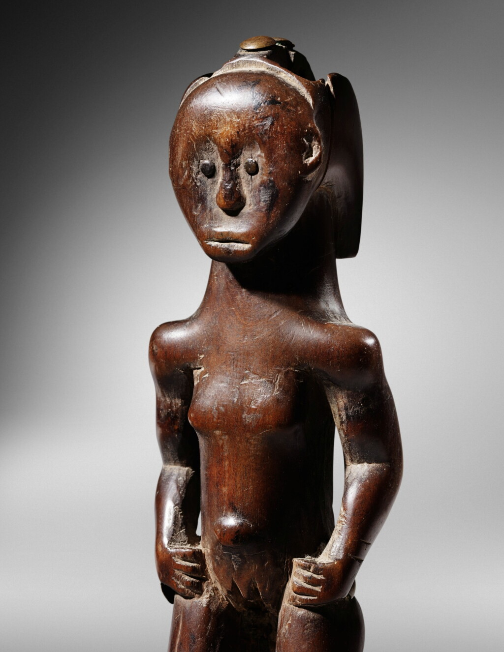View full screen - View 1 of Lot 73. Fang Figure, Gabon.