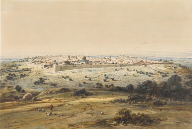 View full screen - View 1 of Lot 64. Jerusalem from the Mount of Olives.