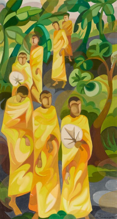 View full screen - View 1 of Lot 362. Buddhist Monks.