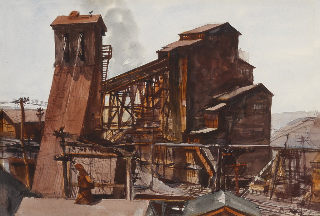 View full screen - View 1 of Lot 111. Grain Elevators.