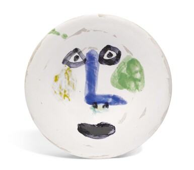 View full screen - View 1 of Lot 19. PABLO PICASSO | VISAGE (NEZ À ANGLE DROIT) .