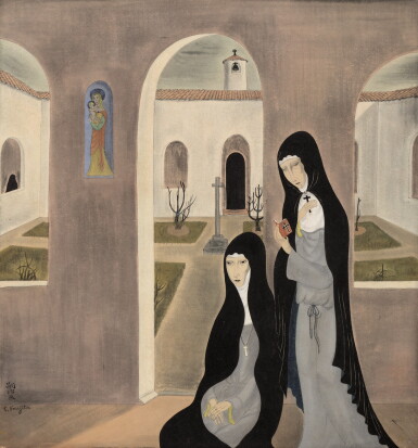 View full screen - View 1 of Lot 61. Les Deux Religieuses.