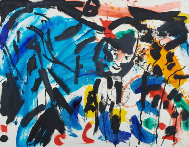 View full screen - View 1 of Lot 76. Zebras (Selbstporträt mit Salomé) , 1991.