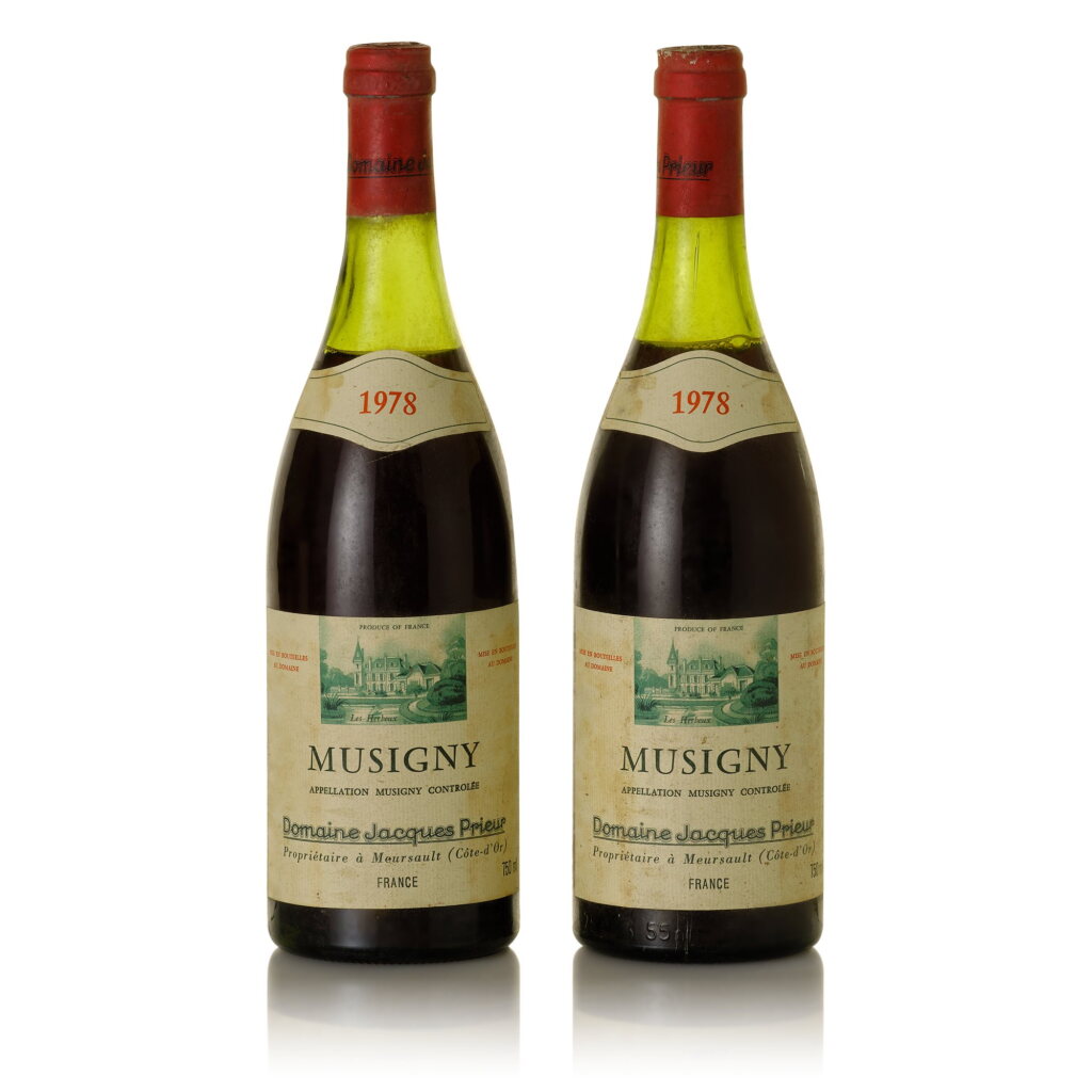 View full screen - View 1 of Lot 709. Musigny 1978 Jacques Prieur (2 BT).