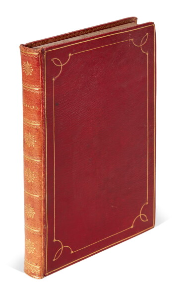 View full screen - View 1 of Lot 102. Bernard, L'art d'aimer et poésies diverses, Paris, Didot, 1795, red morocco gilt.