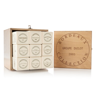 View full screen - View 1 of Lot 7474. Duclot Bordeaux Collection 2005 (9 BT).
