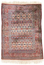 A SILK HERIZ RUG, NORTHWEST PERSIA