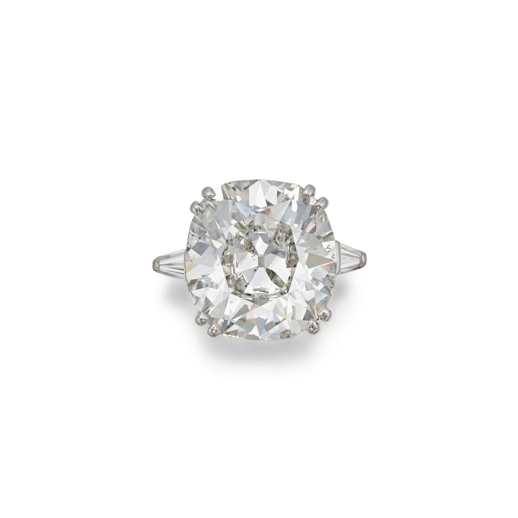 View full screen - View 1 of Lot 98. Diamond Ring, France | 鑽石戒指,法國.
