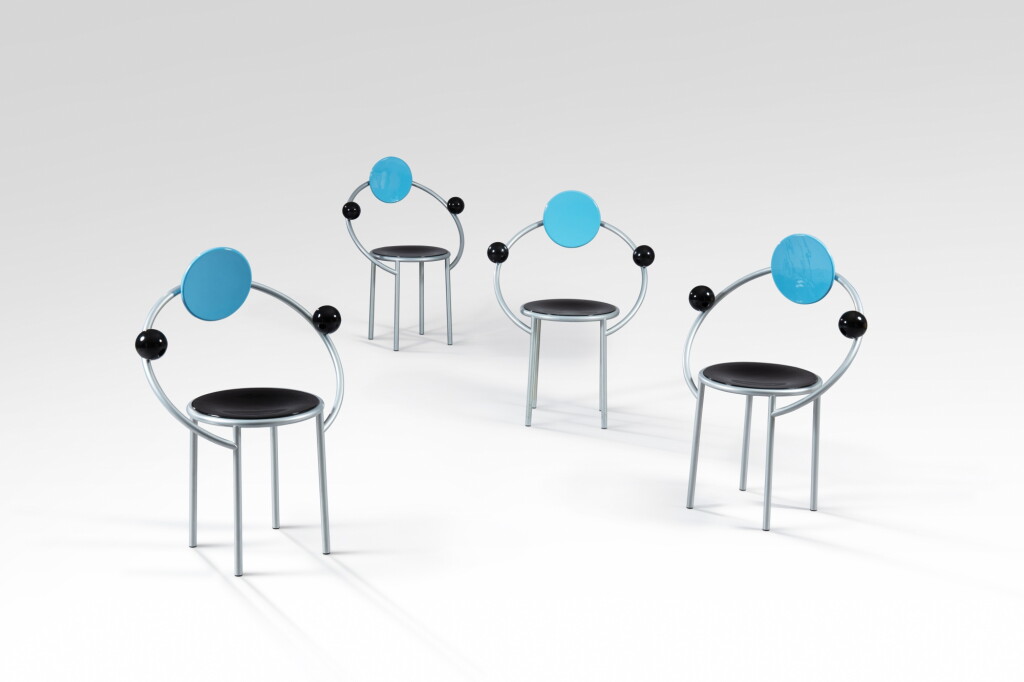 View full screen - View 1 of Lot 204. Ensemble de quatre chaises First.