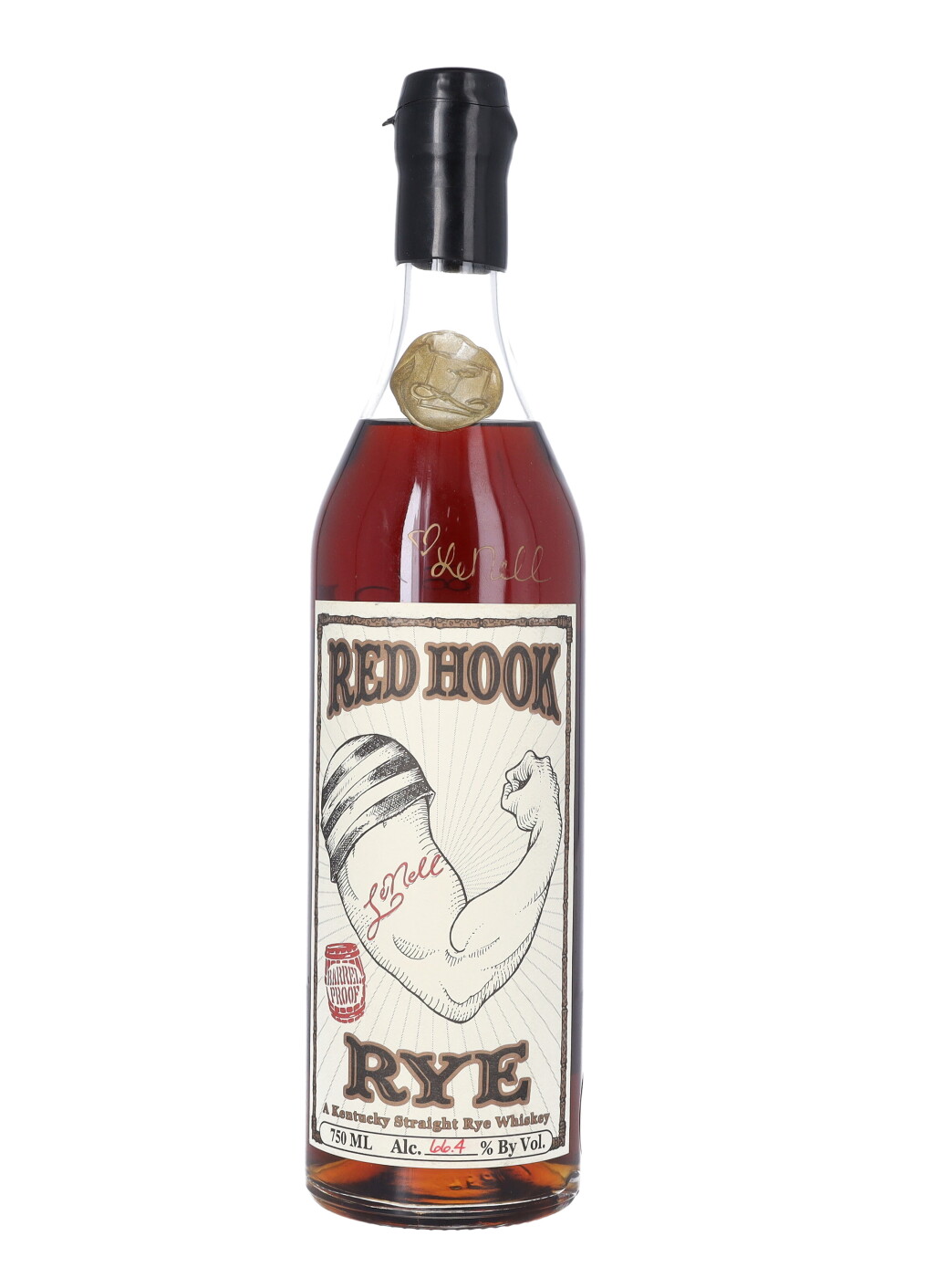View full screen - View 1 of Lot 5329. LeNell Red Hook Rye 24 Year Old Barrell #2 66.4 abv NV (1 BT75).