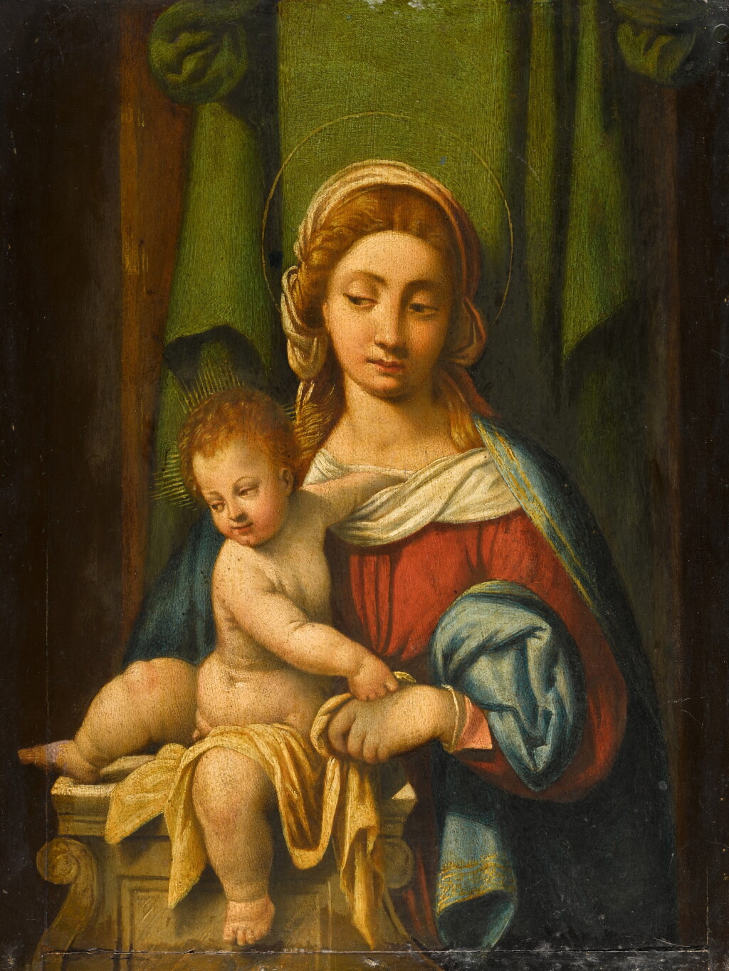 Voir en plein écran - Voir 1 du lot 105. Madonna and Child.