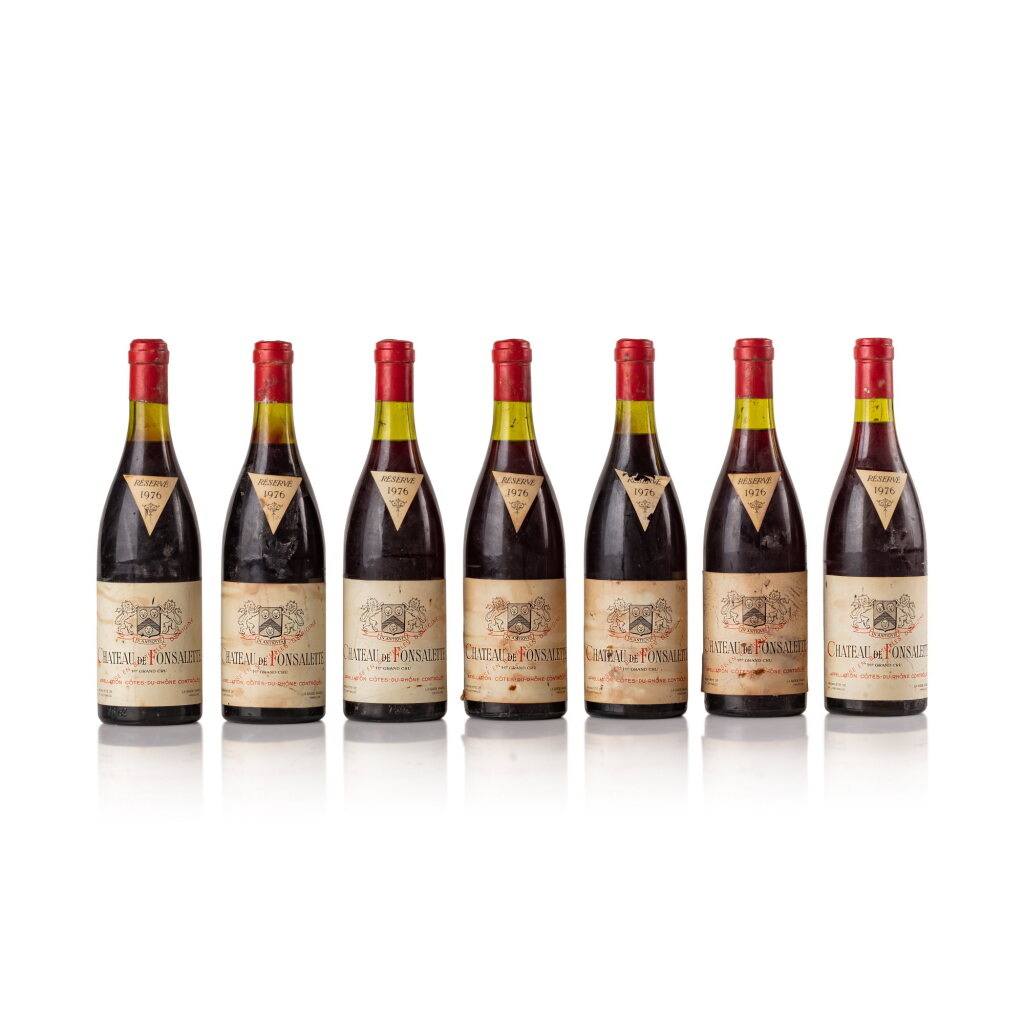 View full screen - View 1 of Lot 479. Château de Fonsalette 1976 (7 BT).