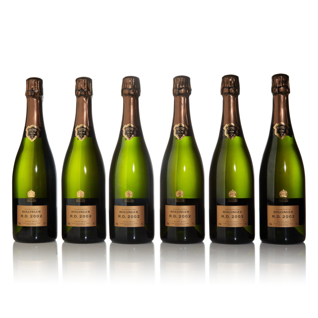 View full screen - View 1 of Lot 527. Bollinger RD, Extra brut 2002 (6 BT).