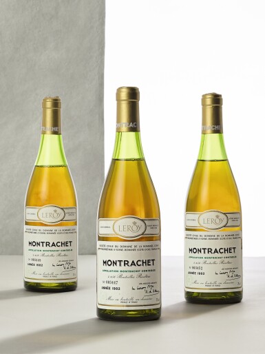 View full screen - View 1 of Lot 8098. Montrachet 1982 Domaine de la Romanée-Conti (3 BT).