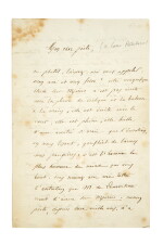 MISTRAL. Lettre autographe signée à Louis Ratisbonne. Paris, 2 mai 1859, 4 pages in-8.