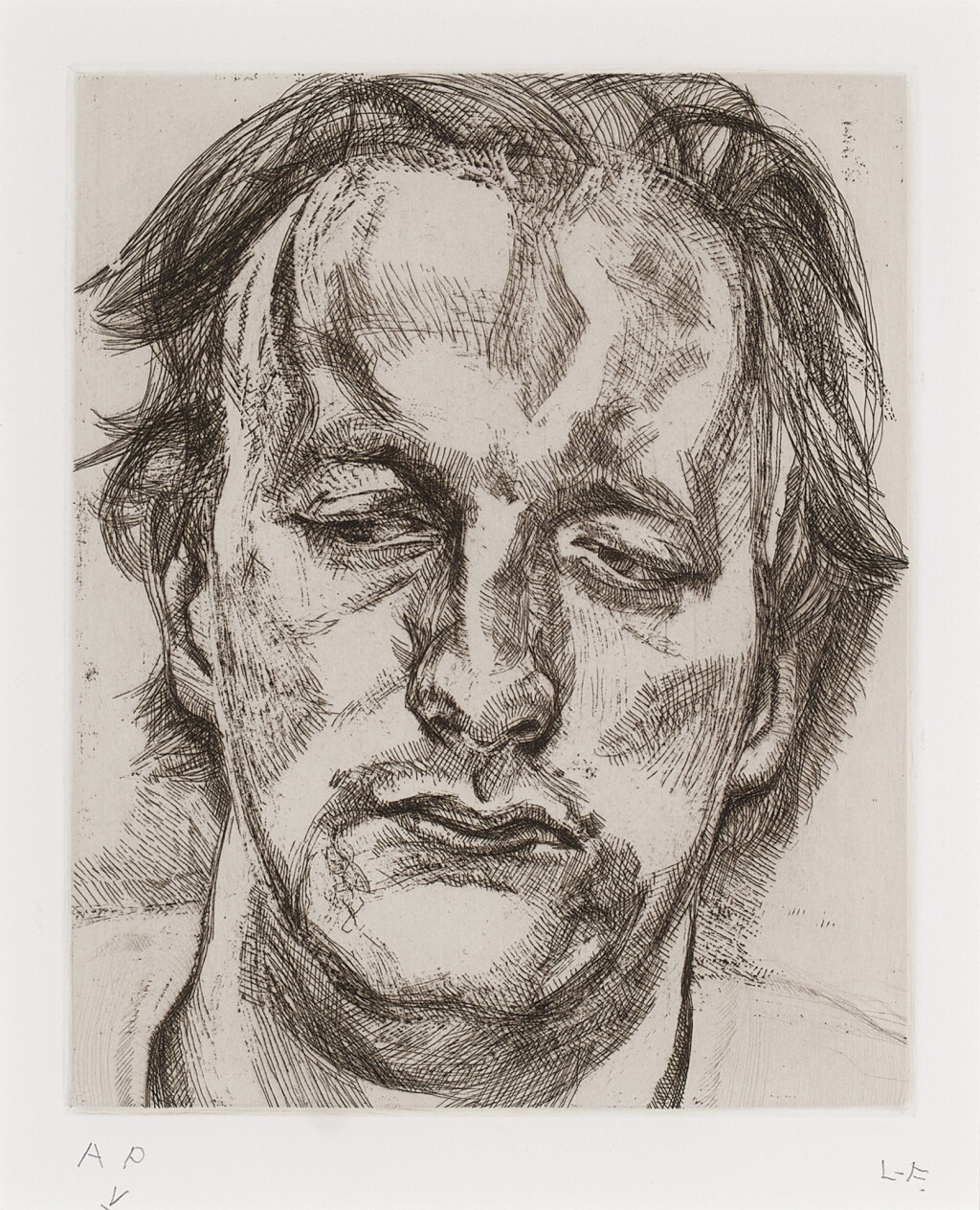 View full screen - View 1 of Lot 318. Head of a Man.