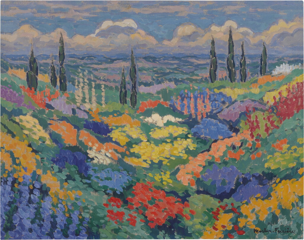 View full screen - View 1 of Lot 49. Champ en fleurs.
