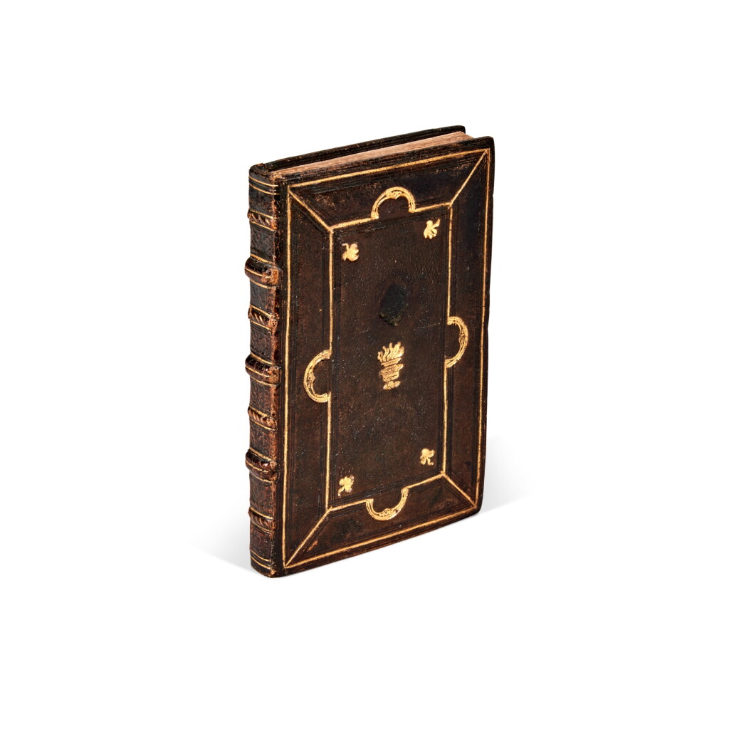 View full screen - View 1 of Lot 1217. Theocritus, Eidyllia trigintasex, Basel, 1531, contemporary north Italian dark brown morocco gilt.