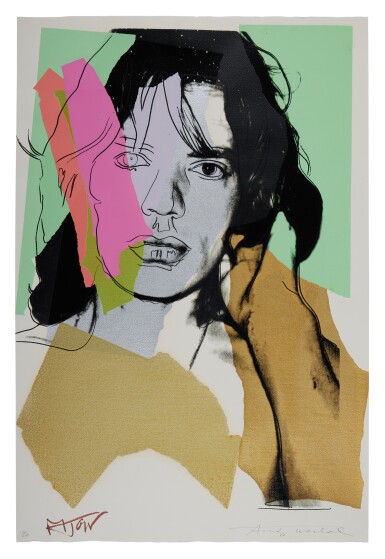 View full screen - View 1 of Lot 18. Mick Jagger (Feldman & Schellmann II.140).