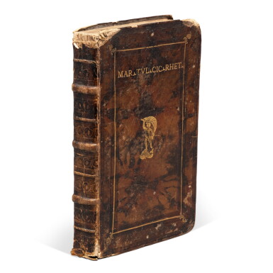 View full screen - View 1 of Lot 322. Cicero, Rhetoricorum ad C. Herennium libri IIII, Venice, Aldus, 1533, Venetian binding by the Fugger Binder.