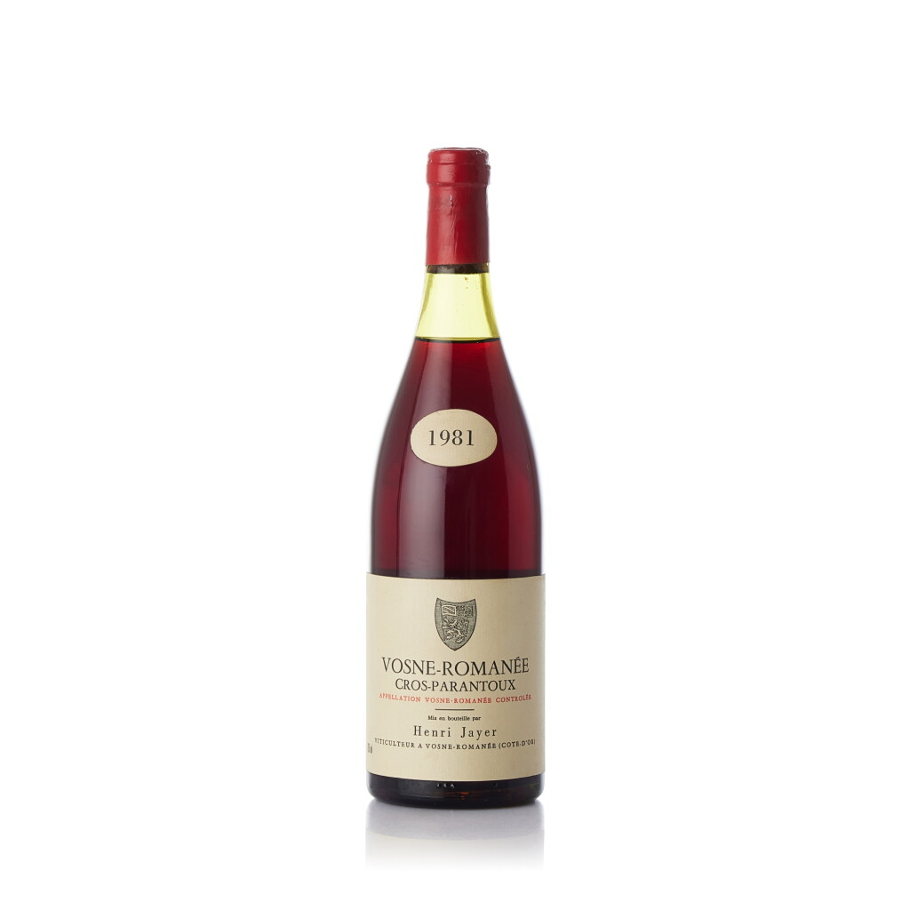 View full screen - View 1 of Lot 6633. Vosne Romanée, Cros Parantoux 1981 Henri Jayer (1 BT).