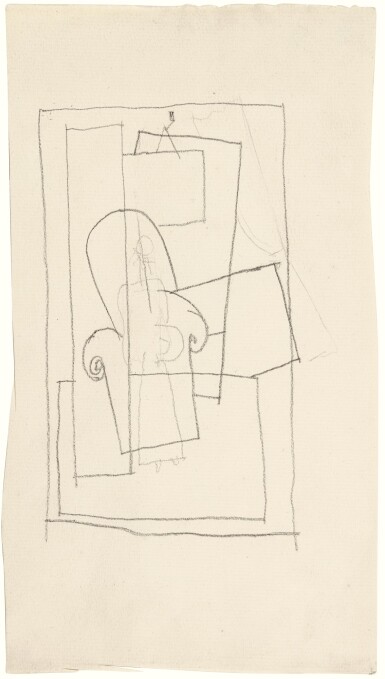 View full screen - View 1 of Lot 51. PABLO PICASSO | FEMME ASSISE DANS UN FAUTEUIL.