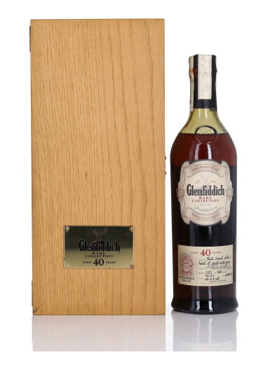 View full screen - View 1 of Lot 42. Glenfiddich 40 Year Old Rare Collection 45.4 abv NV (1 BT 70cl).