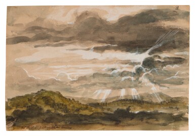 View full screen - View 1 of Lot 93. Sunshine After a Storm, near Amiens.