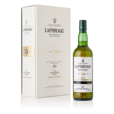 View full screen - View 1 of Lot 8083. Laphroaig 34 Year Old The Ian Hunter Story Book 5 45.5 abv NV (1 BT70).