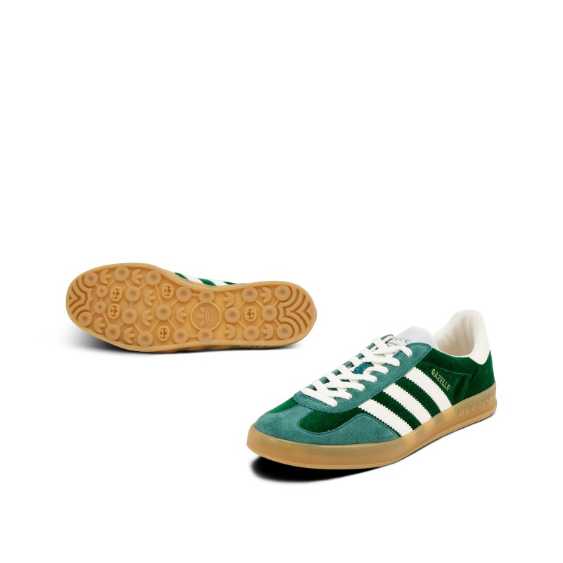 Adidas, Gucci Adidas Gucci Gazelle Green Suede | Size 10.5 Available For Immediate Sale At Sotheby's Adidas, Gucci Adidas Gucci Gazelle Green Suede | Size 10.5 Available For Immediate Sale At Sotheby's