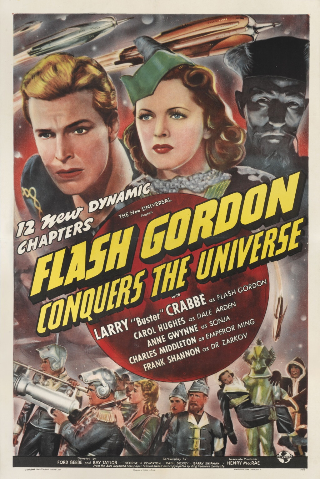 View full screen - View 1 of Lot 69. Flash Gordon Conquers the Universe (1940).