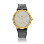 Reference 3454 A yellow gold wristwatch with 'reeded' bezel, Made in 1962