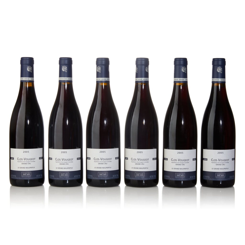 View full screen - View 1 of Lot 214. Clos Vougeot, Le Grand Maupertui 2005 Anne Gros (6 BT).