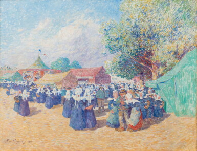 View full screen - View 1 of Lot 245. Fête foraine en Bretagne.