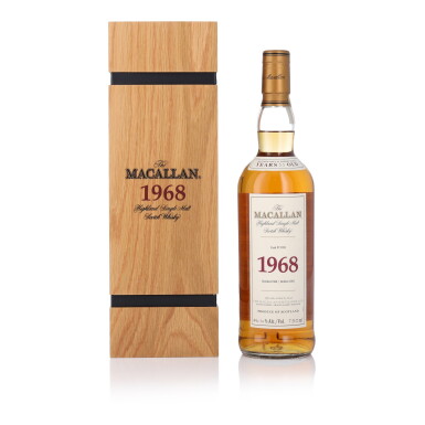 View full screen - View 1 of Lot 1058. The Macallan Fine & Rare 33 Year Old 46.6 abv 1968 (1 bt 75cl).