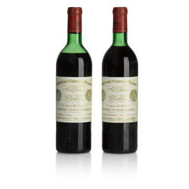 View full screen - View 1 of Lot 50. Château Cheval Blanc 1970 (2 BT).
