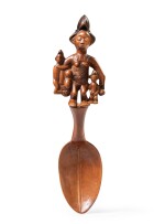 Cuiller maternité, Punu / Lumbo, Gabon | Maternity Spoon, Punu / Lumbo