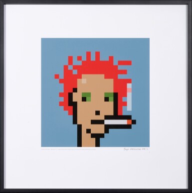 View full screen - View 1 of Lot 5003. CryptoPunk #6347.