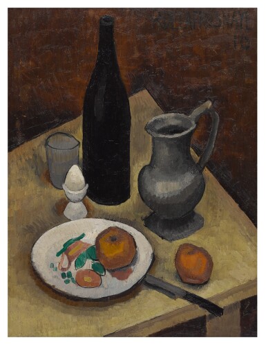 View full screen - View 1 of Lot 2. ROGER DE LA FRESNAYE | NATURE MORTE À L’OEUF.