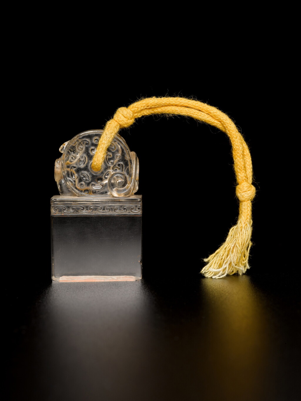 View full screen - View 1 of Lot 169. A rock crystal seal, Qing dynasty, Qianlong period.