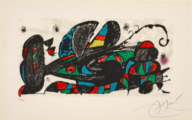 View full screen - View 1 of Lot 80. Joan Miró escultor (One Plate) (M. 934; see C. Bks. 191).