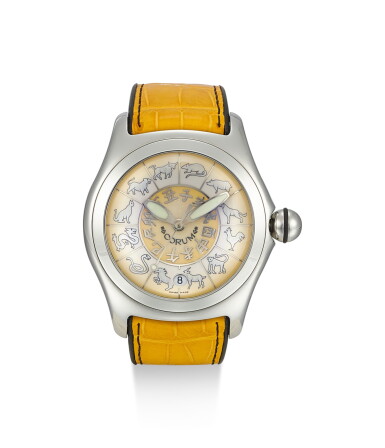 View full screen - View 1 of Lot 8030. CORUM | BUBBLE, REFERENCE 82.150.20, A LIMITED EDITION STAINLESS STEEL WRISTWATCH WITH DATE, CIRCA 2001.