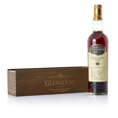 View full screen - View 1 of Lot 8229. Glengoyne 24 Year Old Cask #818 51.7 abv 1987 (1 BT70).