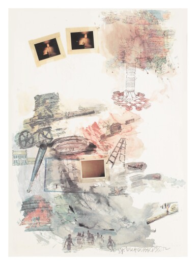 View full screen - View 1 of Lot 51. ROBERT RAUSCHENBERG | LICHEN.