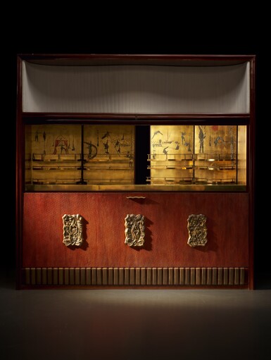 View full screen - View 1 of Lot 48. Bar cabinet, model n. 6585.